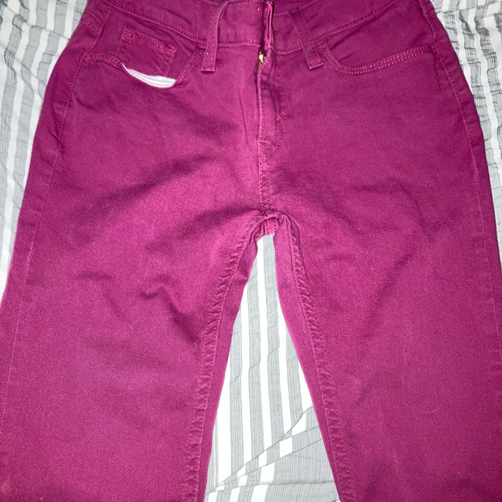 Women's Vibrant Pink Skinny Jeans